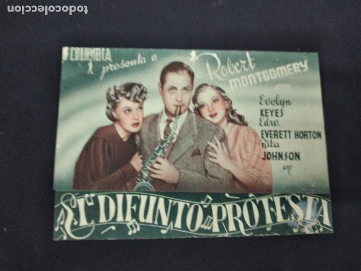 Cine: EL DIFUNTO PROTESTA - PROGRAMA DE CINE DOBLE - Foto 1