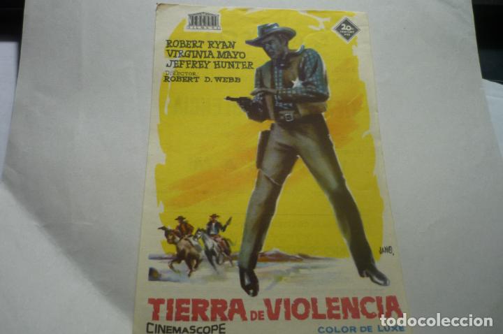 Cine: programa tierra de violencia robert ryan publicidad - Foto 1