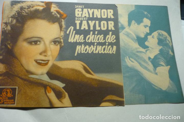 Cine: programa doble una chica de provincias.-robert taylor.- - Foto 1