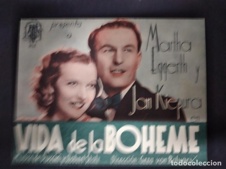 Cine: VIDA DE LA BOHEME - MARTHA EGGERTH - PROGRAMA DE CINE DOBLE - Foto 1