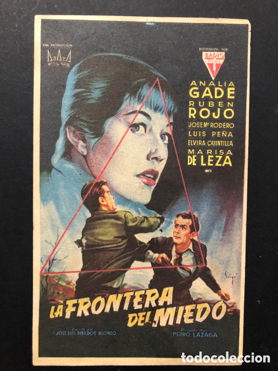 Cine: Programa soligo la frontera del miedo analia gade con publicidad cine casablanca Alcira