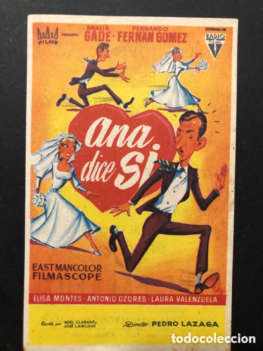 Cine: Programa soligo Ana dice si fernando Fern&aacute;n G&oacute;mez con publicidad cine palafox