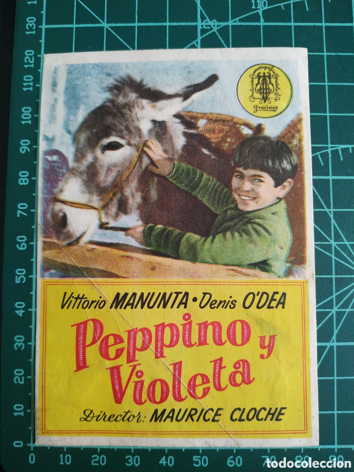 Cine: PEPPINO Y VIOLETA - VITTORIO MANUNTA Y DENIS ODEA - PROGRAMA DE CINE DE MANO ORIGINAL PCM - Foto 1