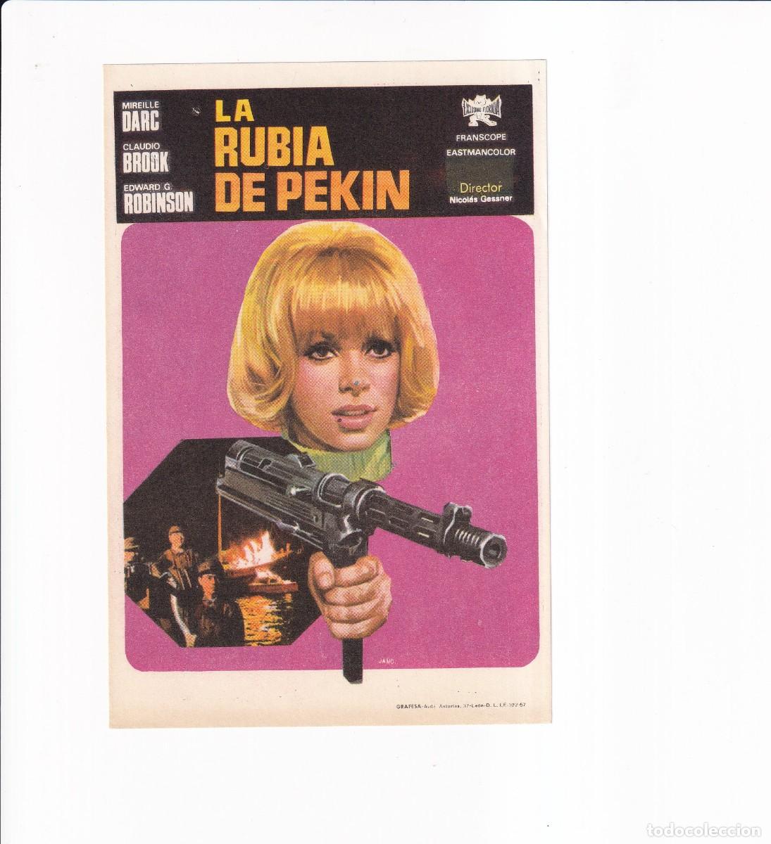 Cine: LA RUBIA DE PEKIN .- MIREILLE DARC - Foto 1