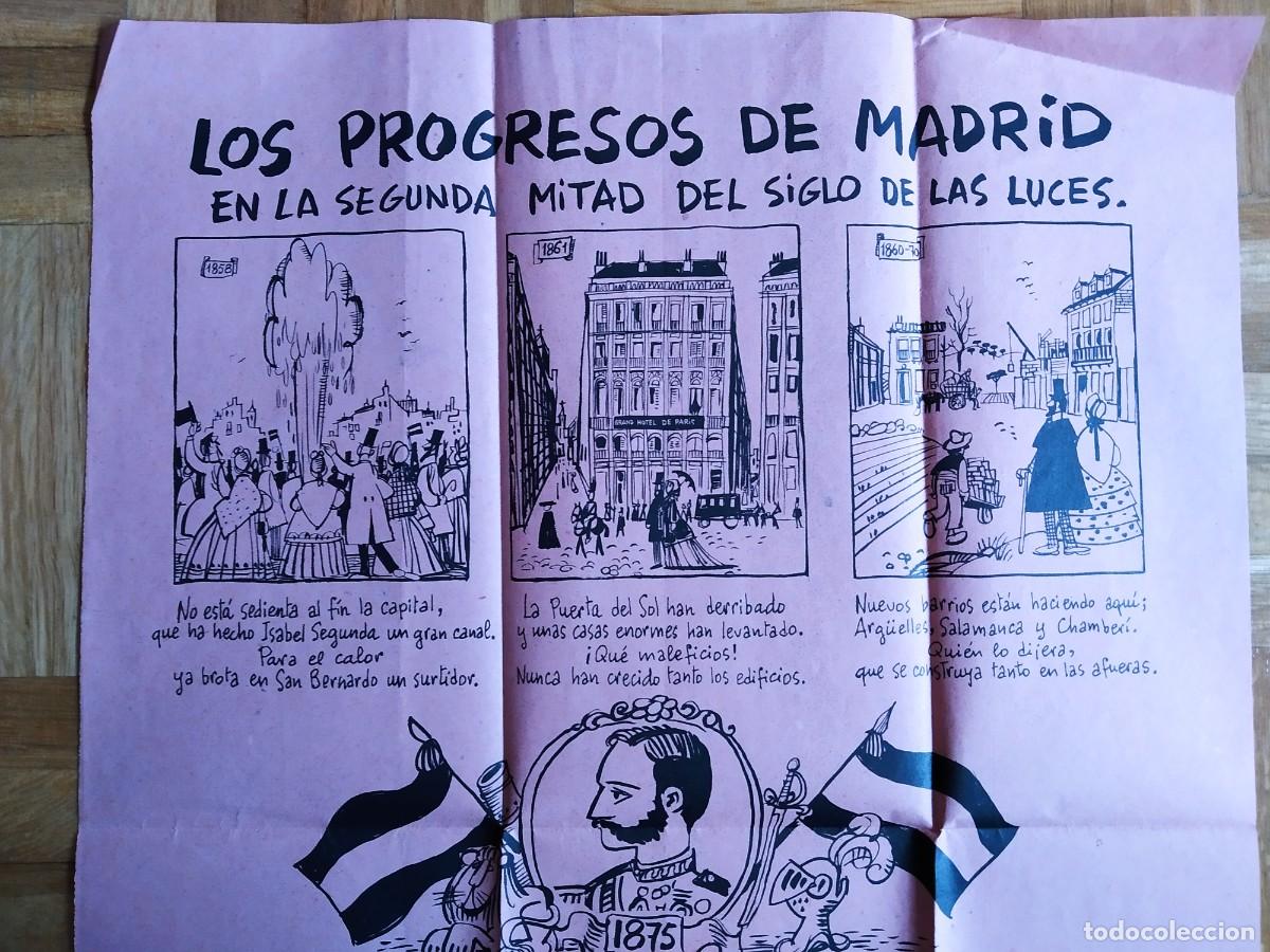 Cine: CARTEL LOS PROGRESOS DE MADRID EN LA SEGUNDA MITAD DEL SIGLO DE LAS LUCES - Foto 2