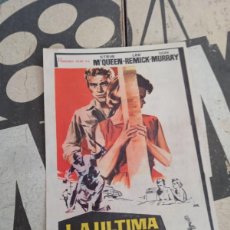  Foglietti di film di film antichi di cinema: LA ÚLTIMA TENTATIVA CON PUBLICIDAD COLÓN ALCOY