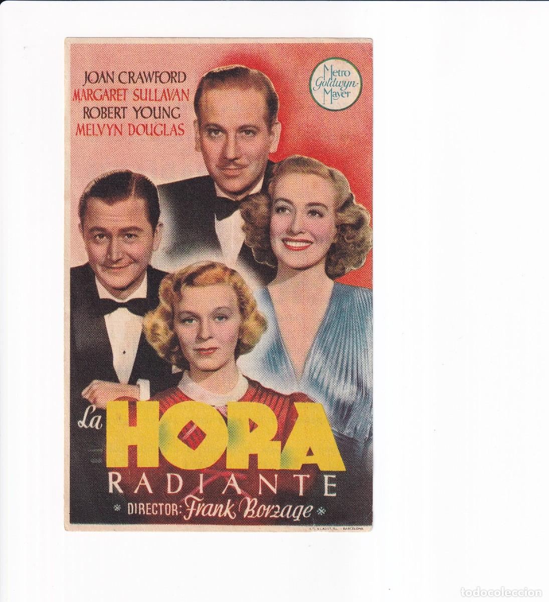 Cine: LA HORA RADIANTE .- JOAN CRAWFORD - Foto 1