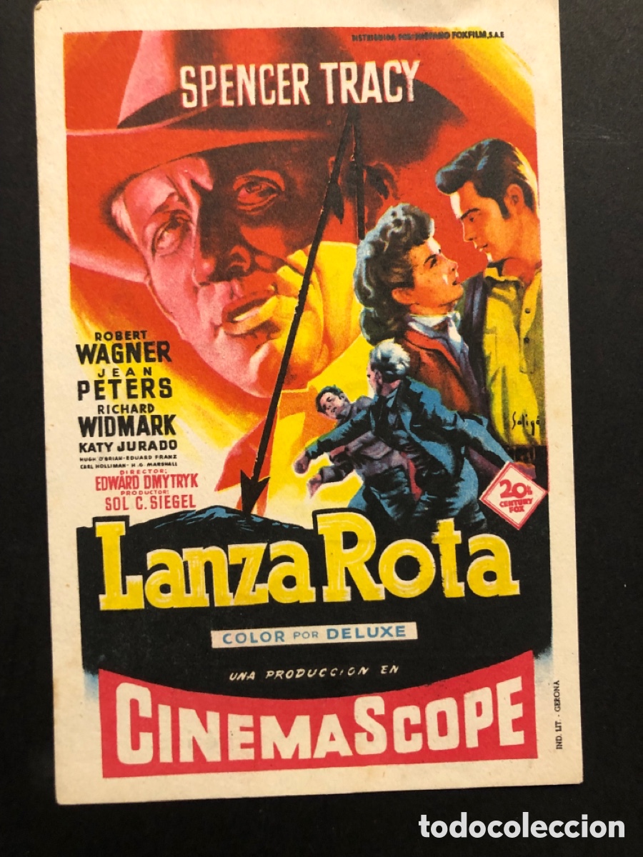 Cine: Programa soligo lanza Rita Spencer tracy con publicidad cine femina