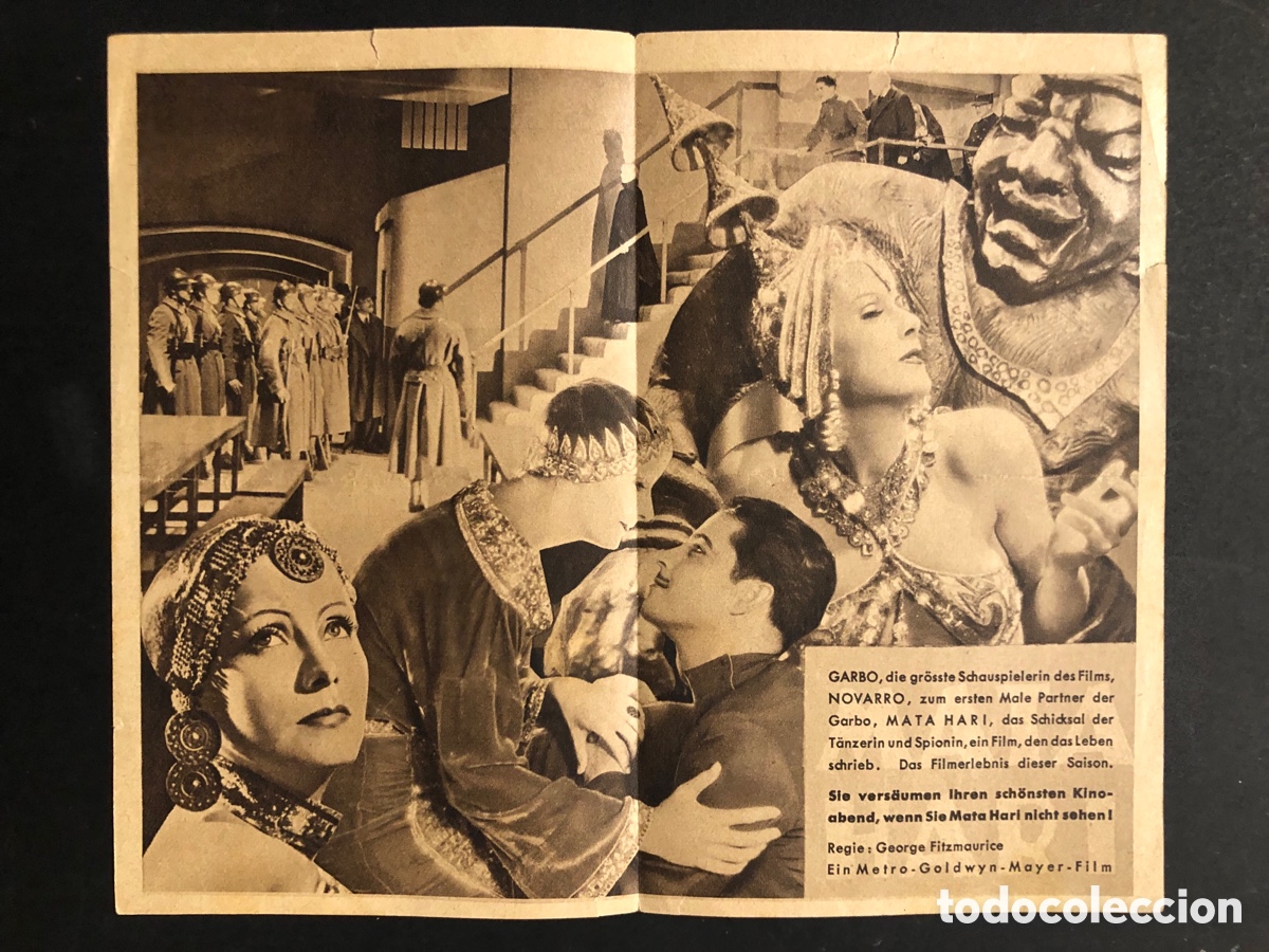 Cine: Programa alem&aacute;n Mata Hari Greta Garbo Ram&oacute;n Novarro A2 - Foto 3
