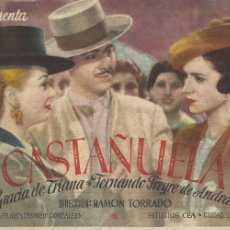  Foglietti di film di film antichi di cinema: F2082 CASTAÑUELA