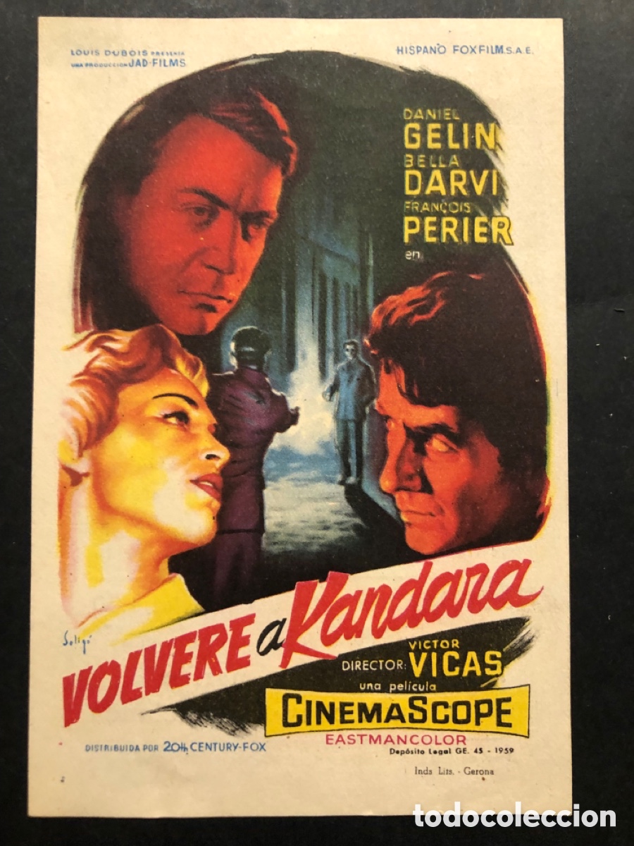 Cine: Programa soligo volver&eacute; a kandara bella darvi con publicidad cine espa&ntilde;a y moderno Salamanca