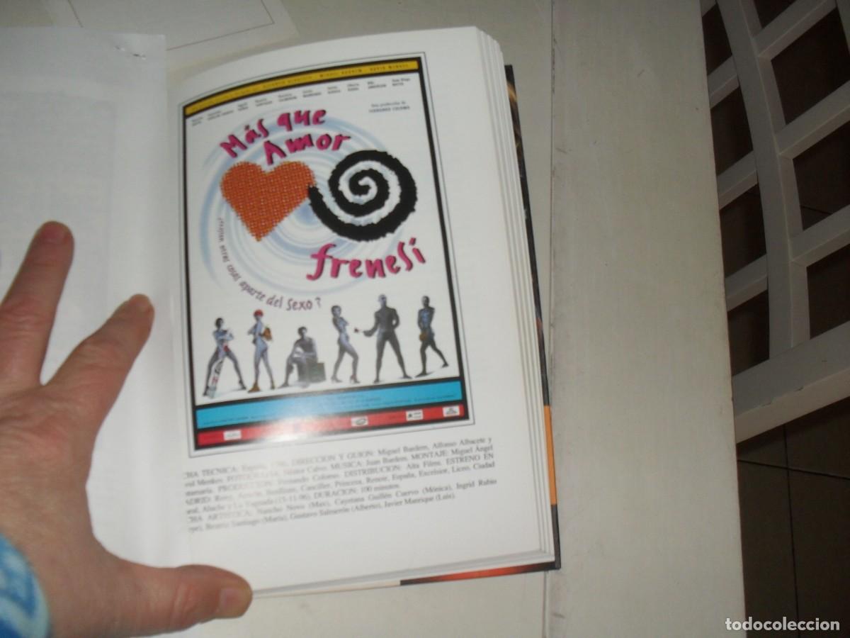  Flyers Publicitaires de films Anciens: EL CINE DEL 97:MAS QUE AMOR,FRENESI,REPRODUCCION CARTEL DE CINE 15X21,SOGECABLE,1998