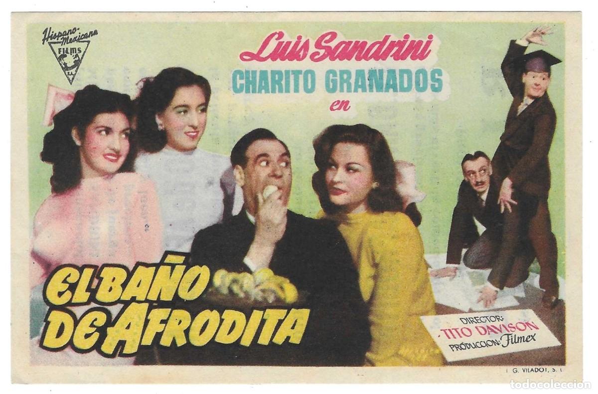 Cine: Programa Cine. El Ba&ntilde;o de Afrodita. Luis Sandrini. 19-1836 - Foto 1