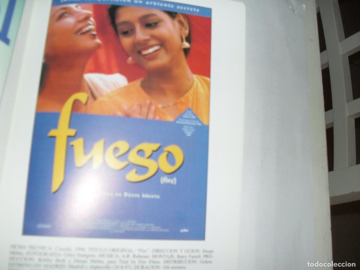  Flyers Publicitaires de films Anciens: EL CINE DEL 97:FUEGO,DE DEEPA MEHTA,REPRODUCCION CARTEL DE CINE 15X21,SOGECABLE,1998