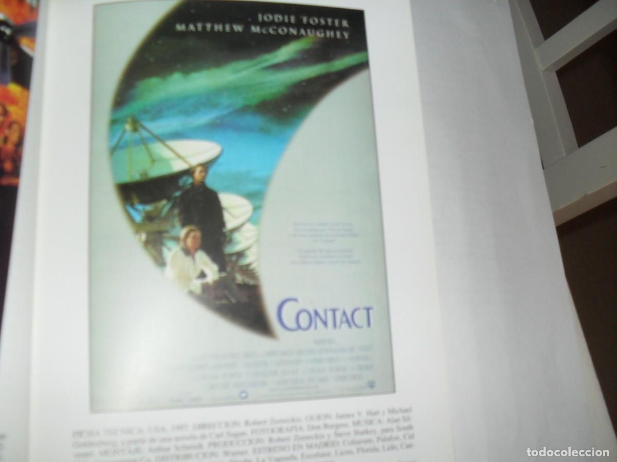  Flyers Publicitaires de films Anciens: EL CINE DEL 97:CONTACT,CON JODIE FOSTER,REPRODUCCION CARTEL DE CINE 15X21,SOGECABLE,1998