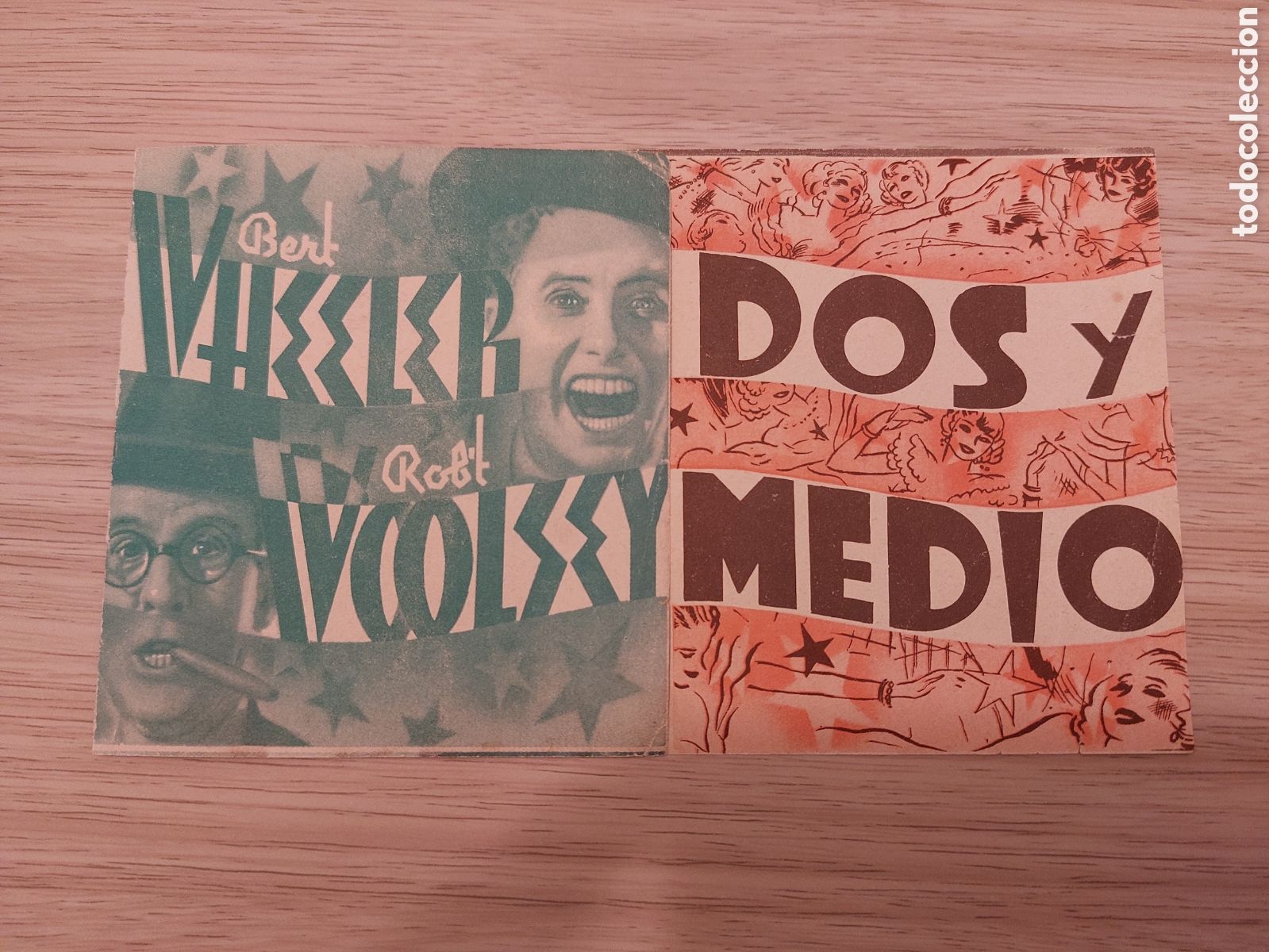 Cine: Programa doble Dos y medio con Bert Wheeler y Robt Woolsey. Sin publicidad. - Foto 1