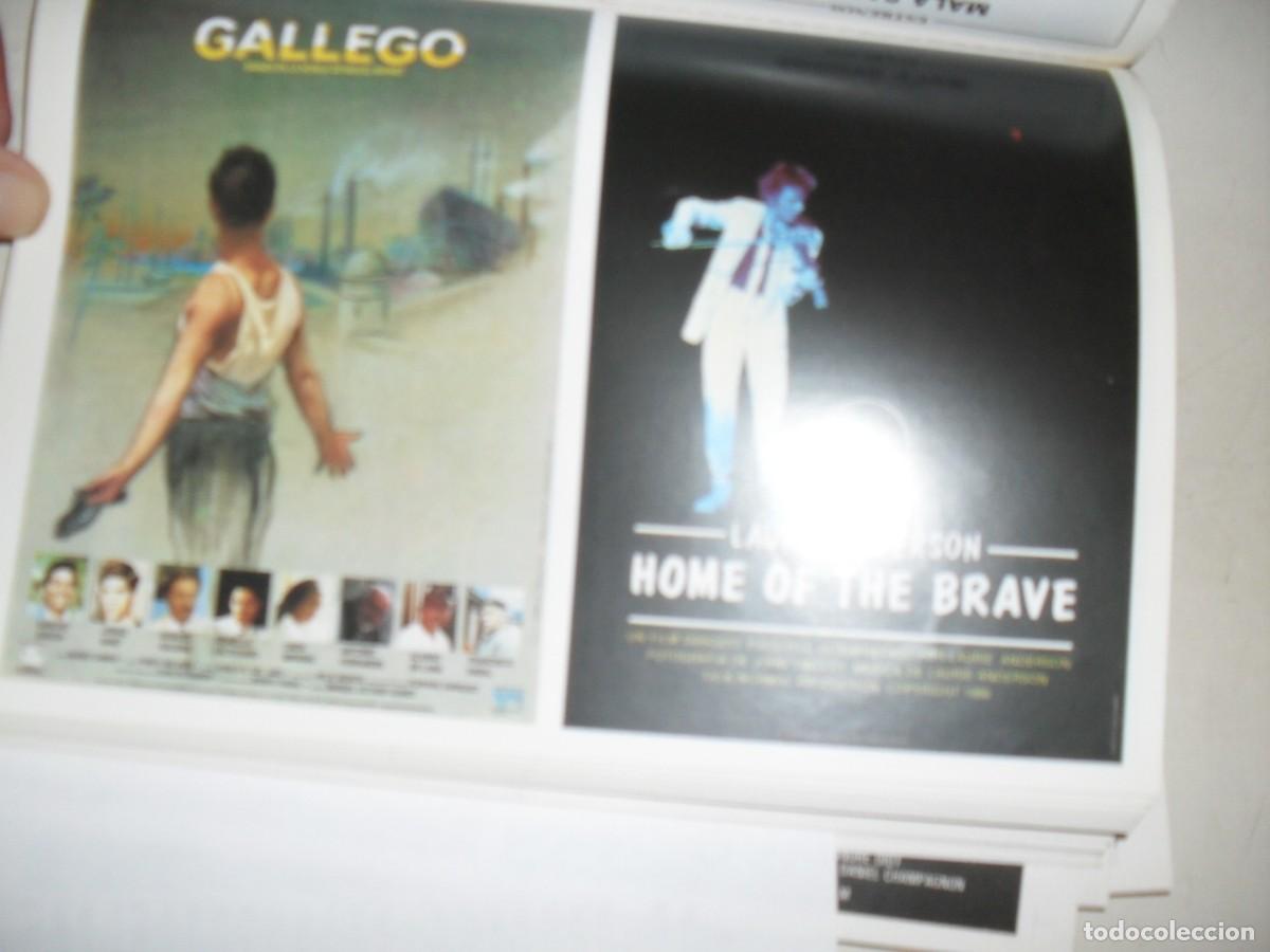 Kino: PROGRAMA DOBLE(EN PAPEL COUCHE):GALLEGO,CON SANCHO GRACIA/HOME OF THE BRAVE.EDICIONES JC,1989