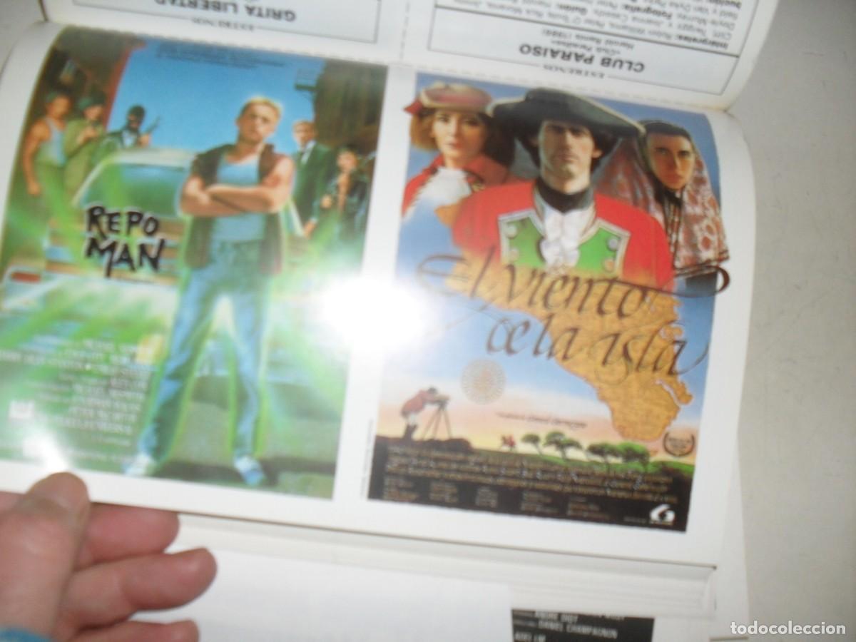 Cine: PROGRAMA DOBLE(EN PAPEL COUCHE):REPO MAN/EL VIENTO DE LA ISLA.EDICIONES JC,1989 - Foto 1