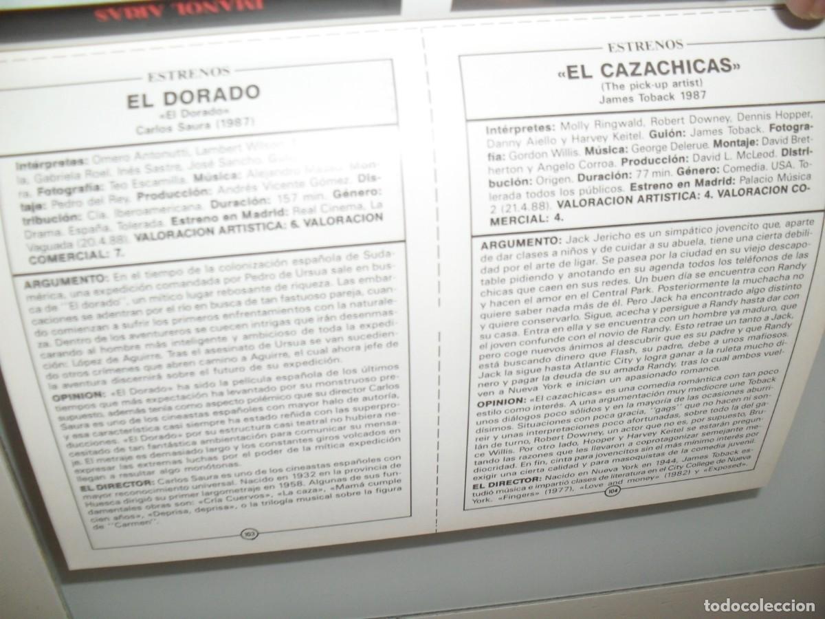 Cine: PROGRAMA DOBLE(EN PAPEL COUCHE):EL CAZACHICAS/EL DORADO.EDICIONES JC,1989 - Foto 2