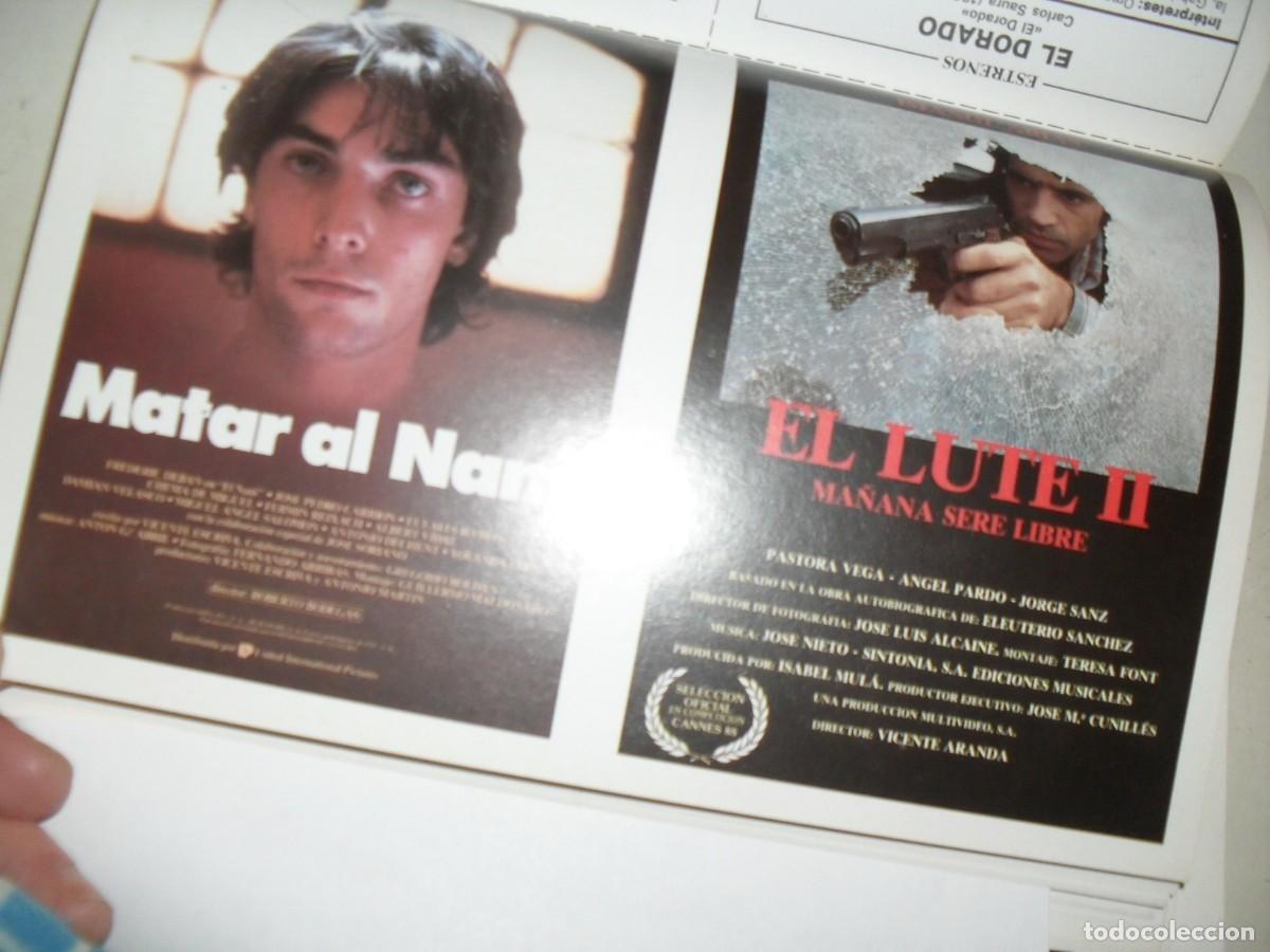 Kino: PROGRAMA DOBLE(EN PAPEL COUCHE):MATAR AL NAI/EL LUTE II.EDICIONES JC,1989