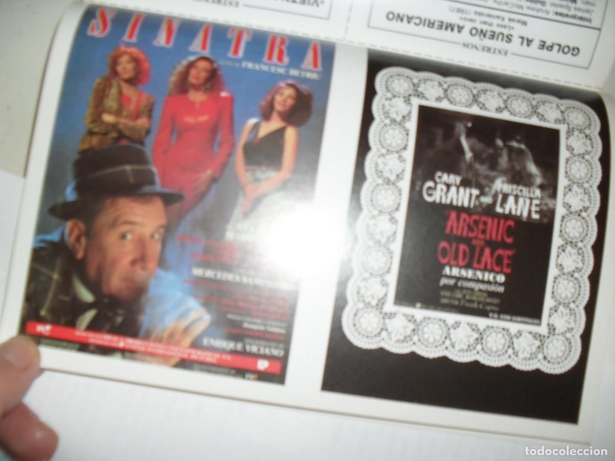 Kino: PROGRAMA DOBLE(EN PAPEL COUCHE:SINATRA,CON ALFREDO LANDA/ARSENICO POR COMPASION.EDICIONES JC,1989