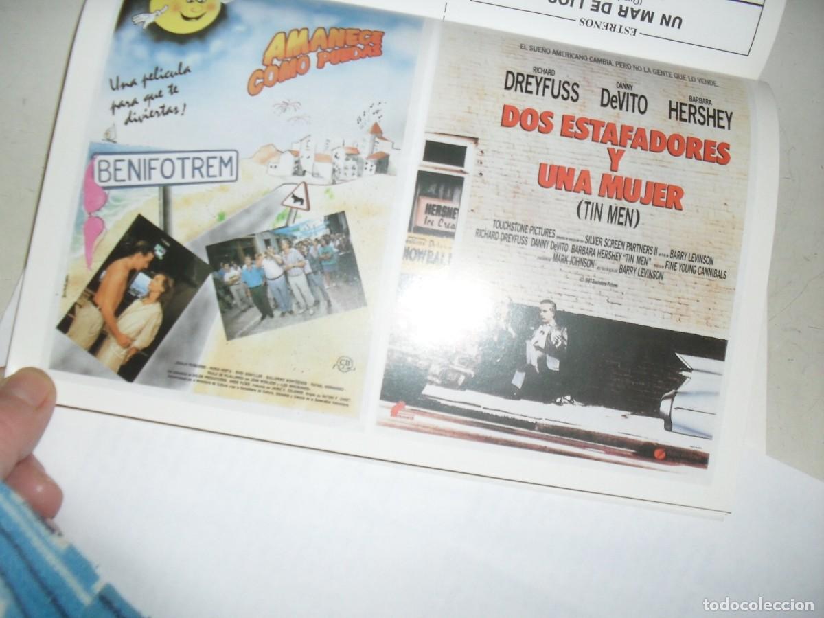 Kino: PROGRAMA DOBLE(EN PAPEL COUCHE:AMANECE COMO PUEDAS/2 ESTAFADORES Y UNA MUJER.EDICIONES JC,1989