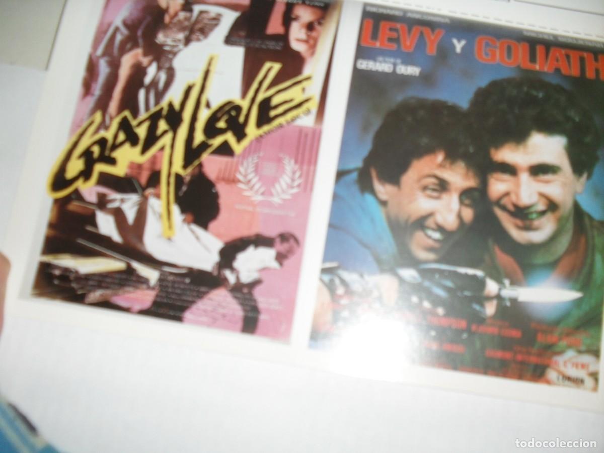 Cine: PROGRAMA DOBLE(EN PAPEL COUCHE):CRAZY LOVE/LEVI Y GOLIATH.EDICIONES JC,1989 - Foto 1
