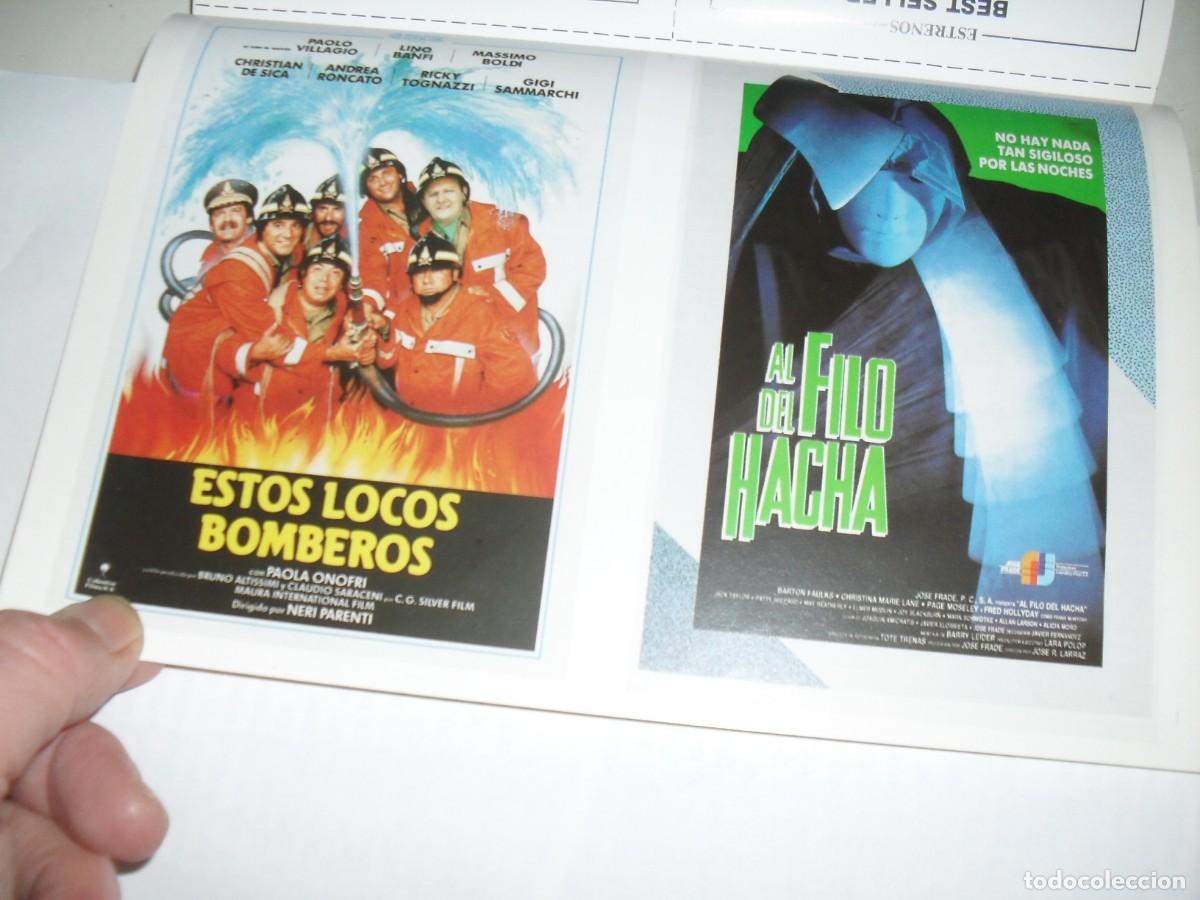 Kino: PROGRAMA DOBLE(EN PAPEL COUCHE):ESOS LOCOS BOMBEROS/AL FILO DEL HACHA.EDICIONES JC,1989