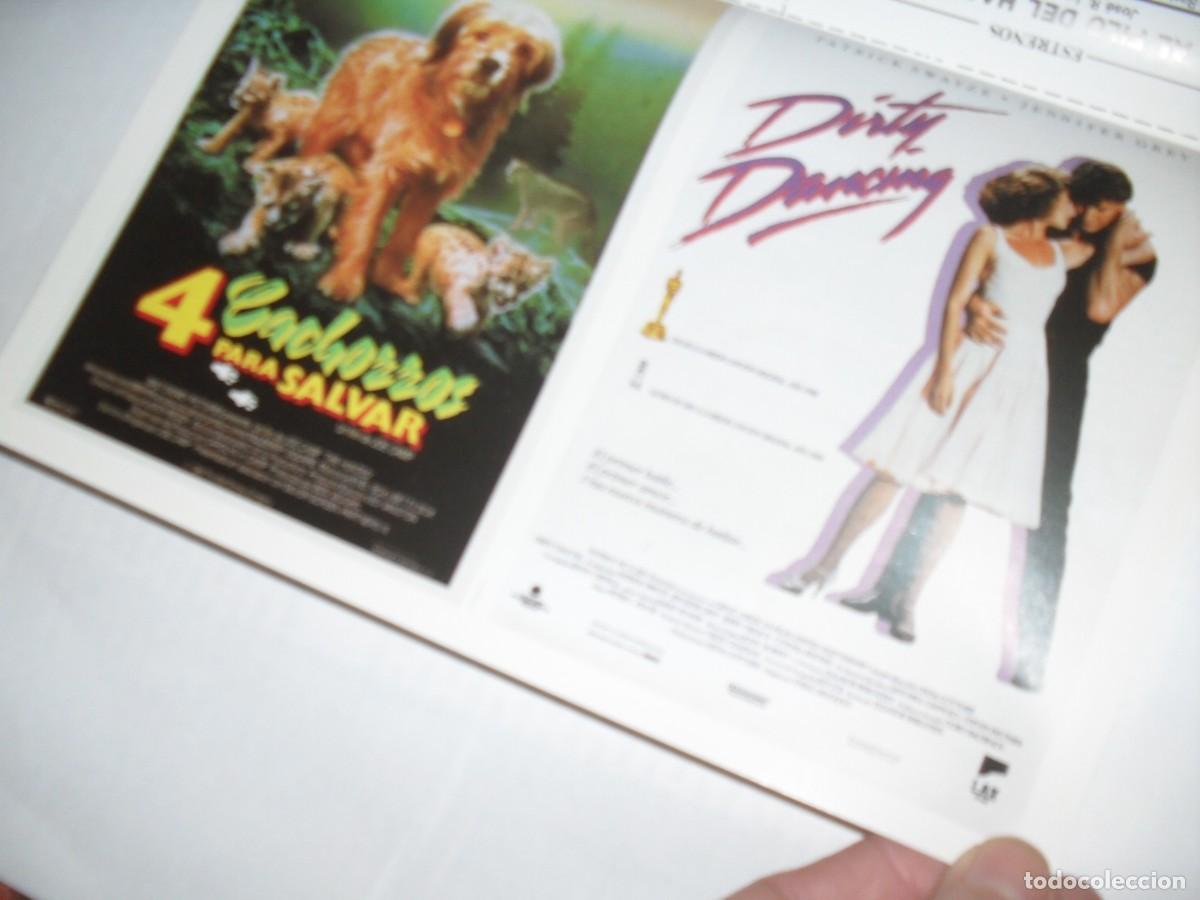 Kino: PROGRAMA DOBLE(EN PAPEL COUCHE):4 CACHORROS PARA SALVAR/DIRTY DANCING.EDICIONES JC,1989