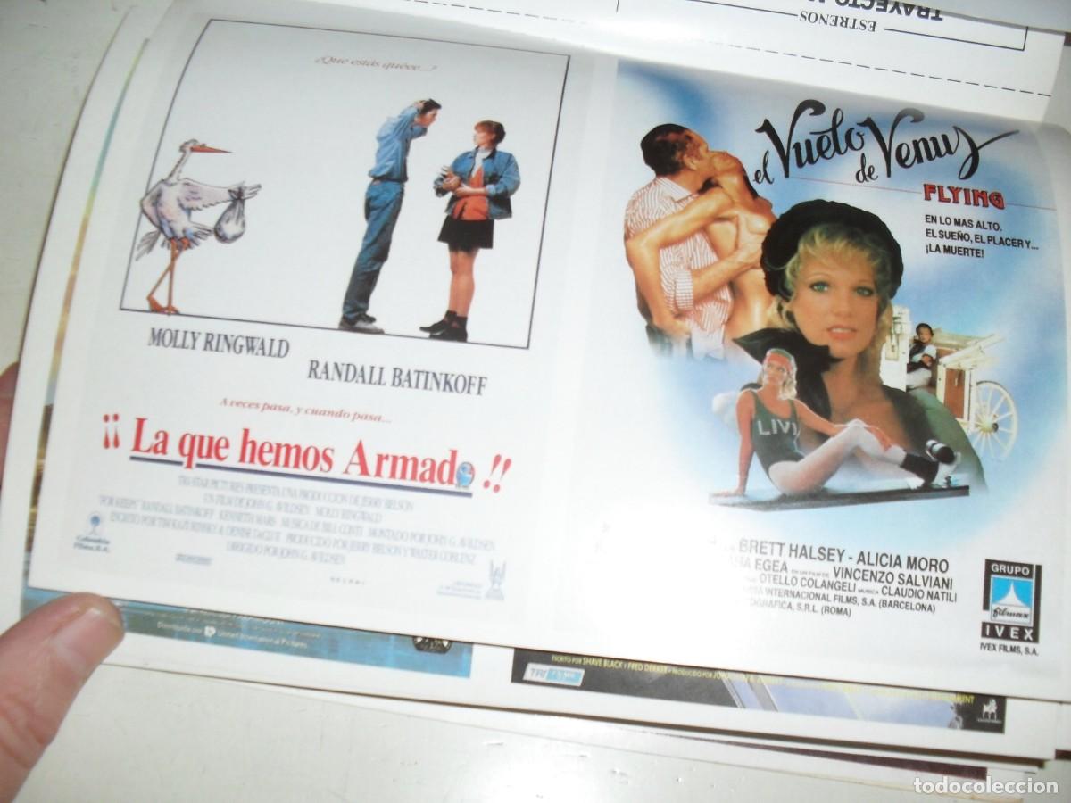 Kino: PROGRAMA DOBLE(EN PAPEL COUCHE):LA QUE HEMOS ARMADO/EL VUELO DE VENUS.EDICIONES JC,1989