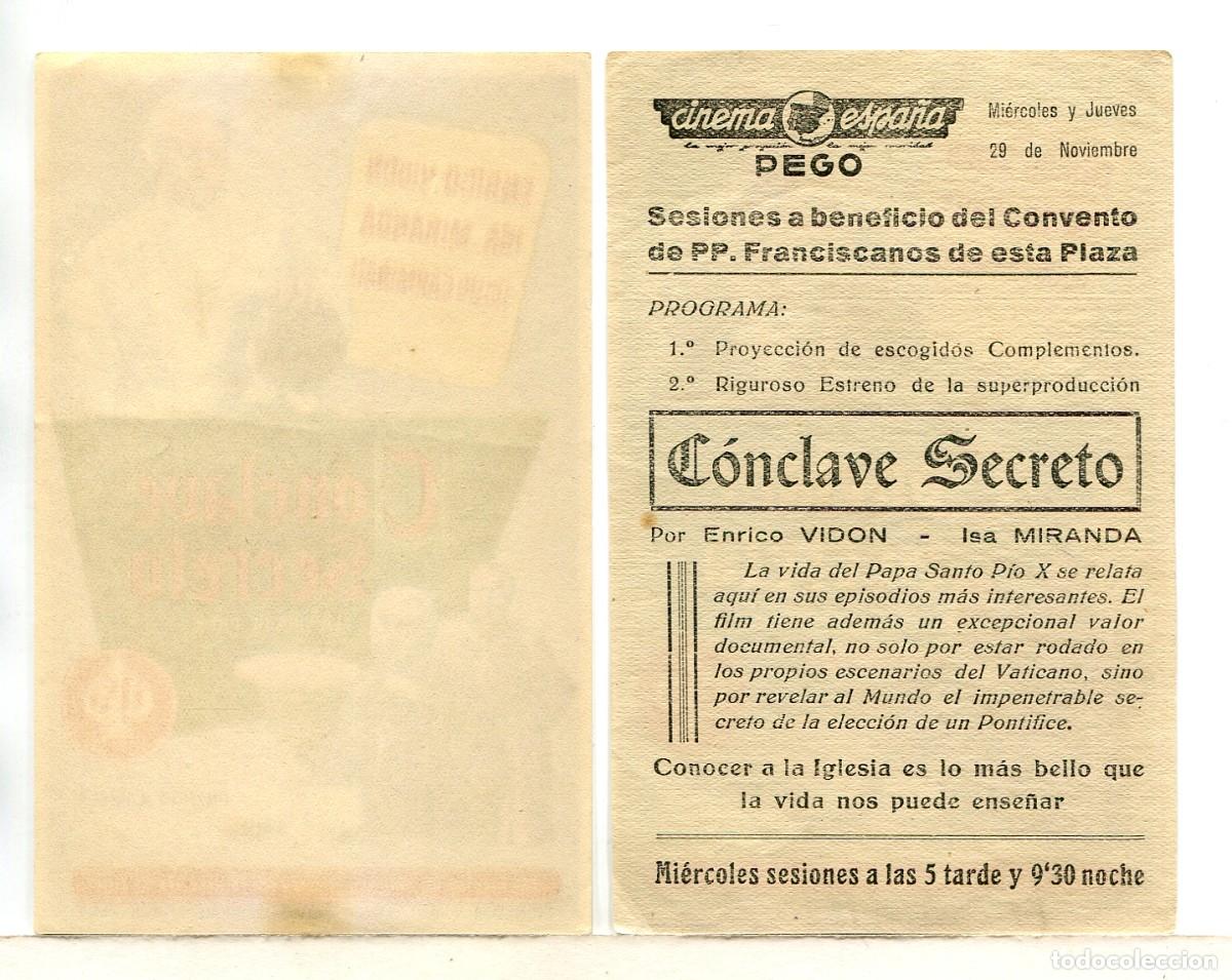 Cine: C&Oacute;NCLAVE SECRETO, con Isa Miranda. - Foto 2