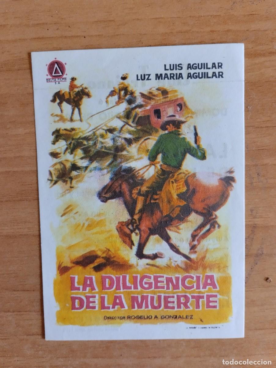 Cine: AZUL-PROGRAMA DE CINE .--- LA DILIGENCIA DE LA MUERTE CT - Foto 1
