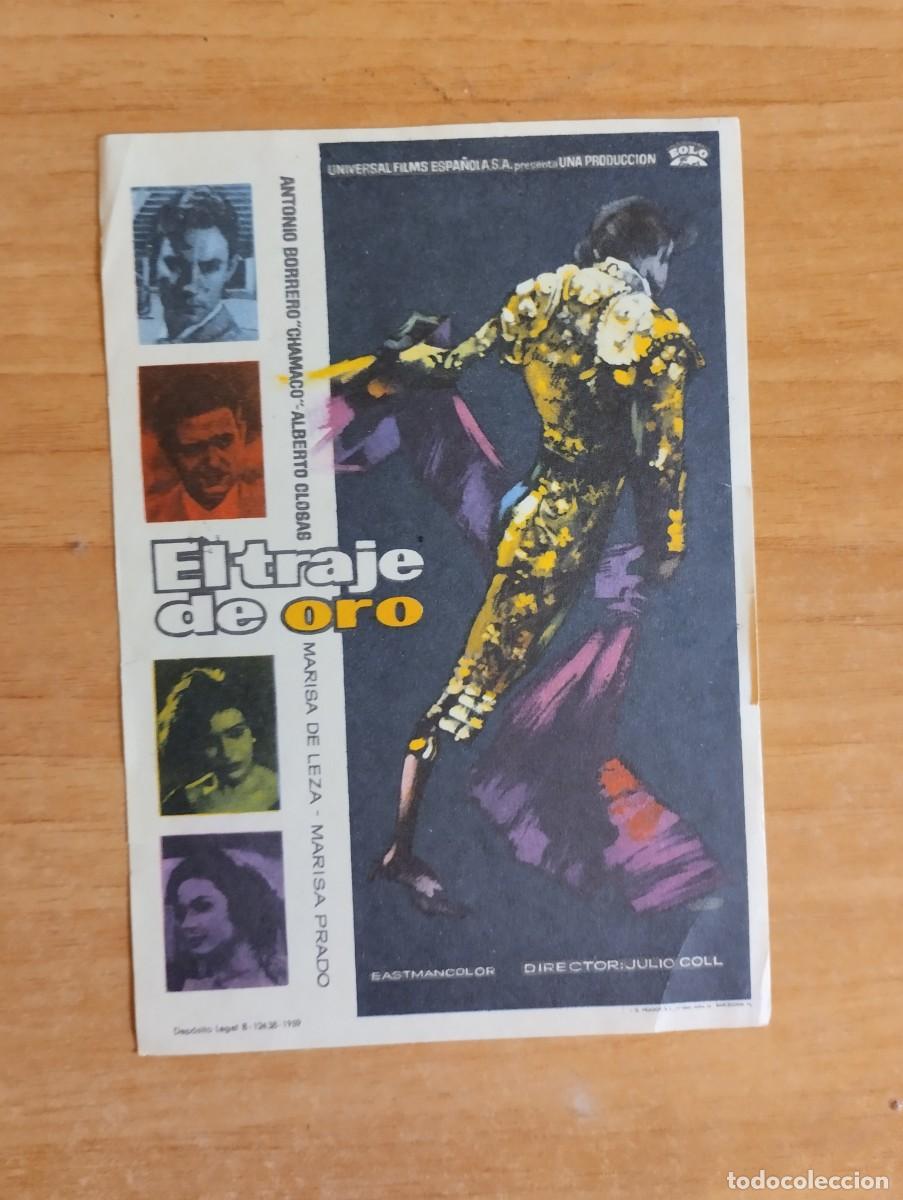 Cine: AZUL-PROGRAMA DE CINE .-- EL TRAJE DE ORO - Foto 1