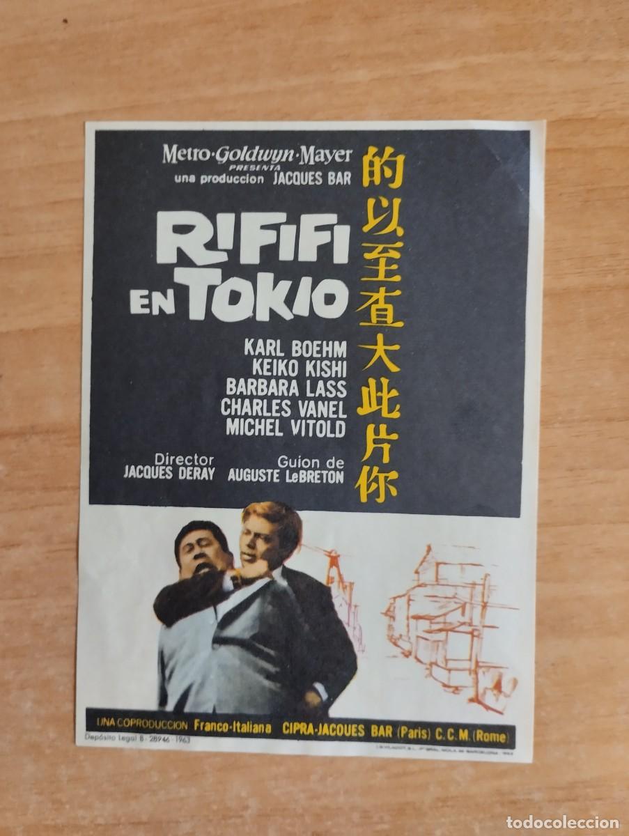 Cine: AZUL-- PROGRAMA DE CINE -- RIFIFI EN TOKIO - Foto 1