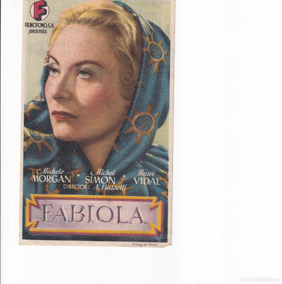 Cine: FABIOLA : MICHELE MORGAN - Foto 1