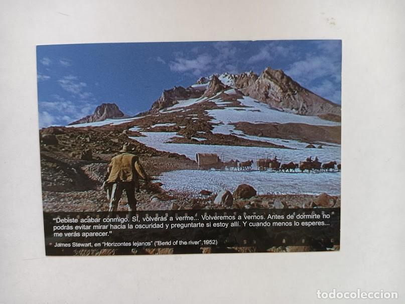 Cine: PTCC 187 HORIZONTES LEJANOS PROGRAMA TARJETA ANTHONY MANN JAMES STEWART - Foto 1