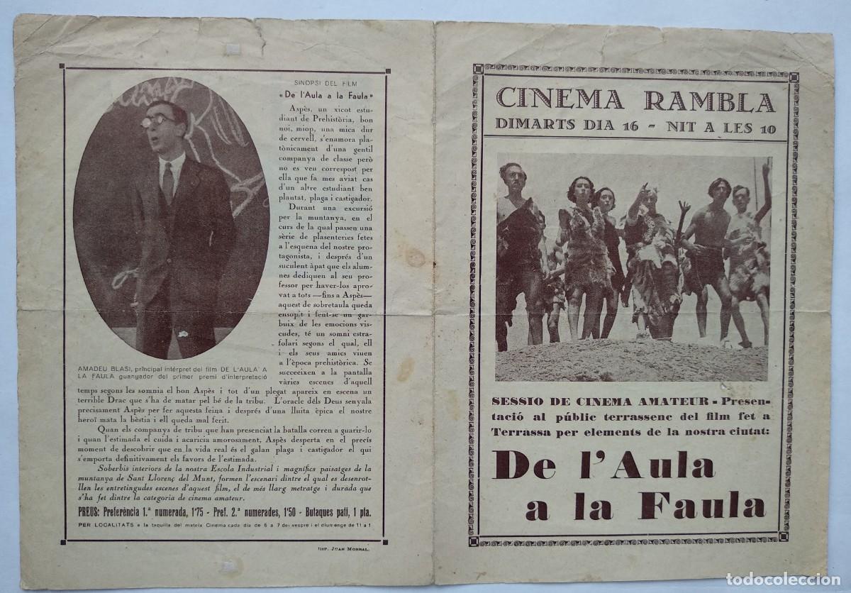 Cine: DE L&acute;AULA A LA FAULA. - Foto 1