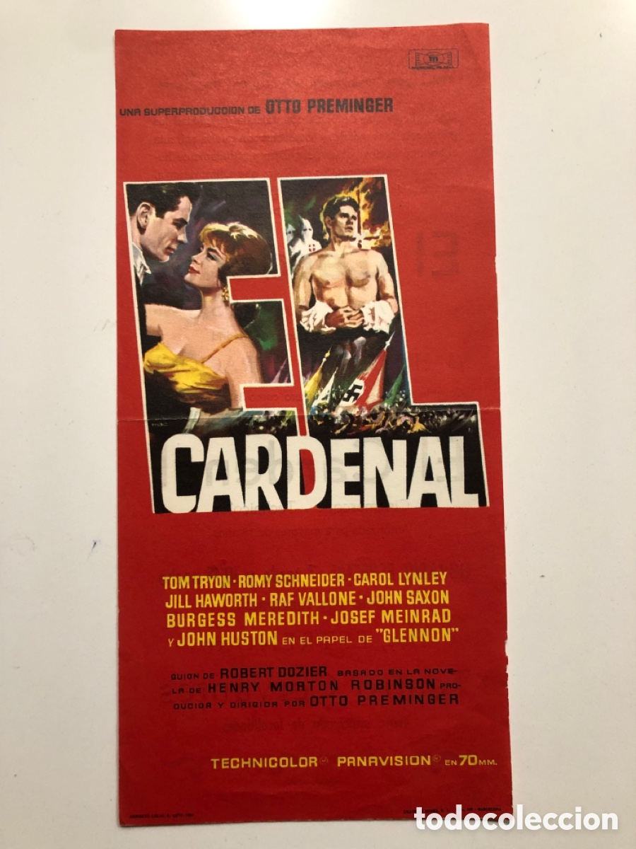 Cine: Programa el cardenal Romy Schneider con publicidad teatro cervantes Ja&eacute;n A1