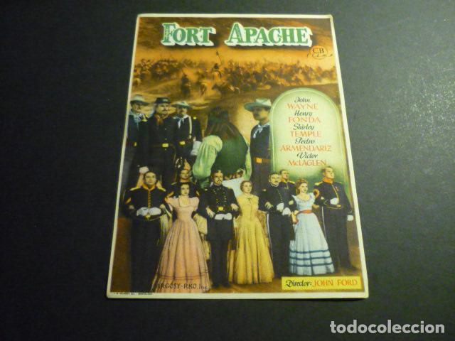 Cine: FORT APACHE PROGRAMA DE MANO SIN PUBLICIDAD - Foto 1