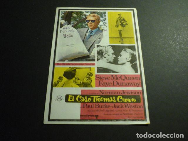 Cine: EL CASO THOMAS CROWN PROGRAMA DE MANO SIN PUBLICIDAD - Foto 1