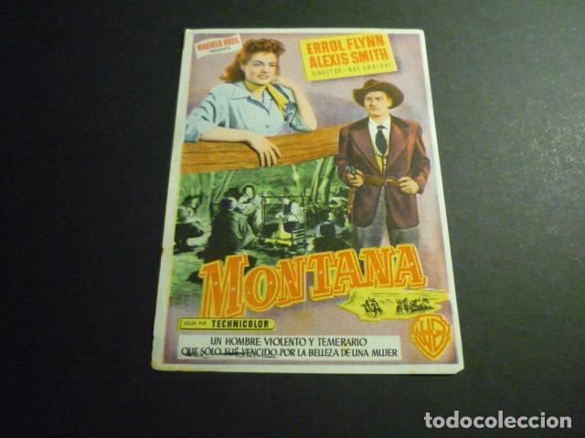Cine: MONTANA PROGRAMA DE MANO SIN PUBLICIDAD - Foto 1