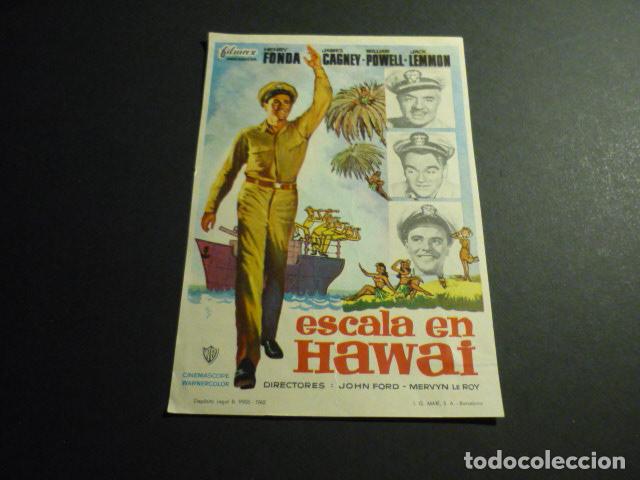 Cine: ESCALA EN HAWAI PROGRAMA DE MANO SIN PUBLICIDAD - Foto 1