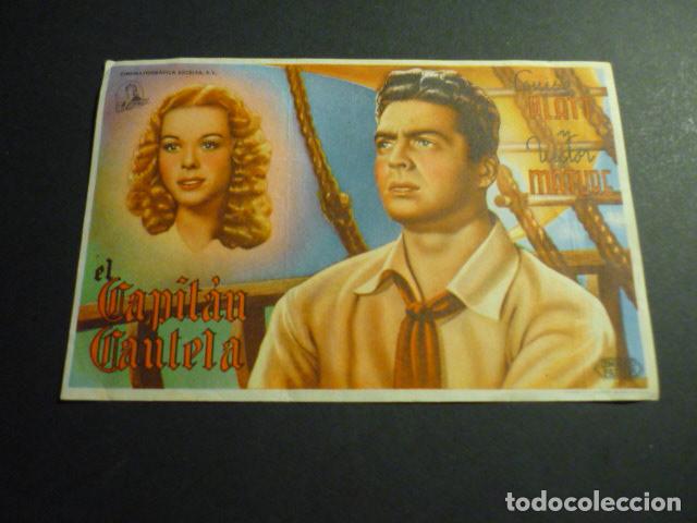 Cine: EL CAPITAN CAUTELA PROGRAMA DE MANO SIN PUBLICIDAD