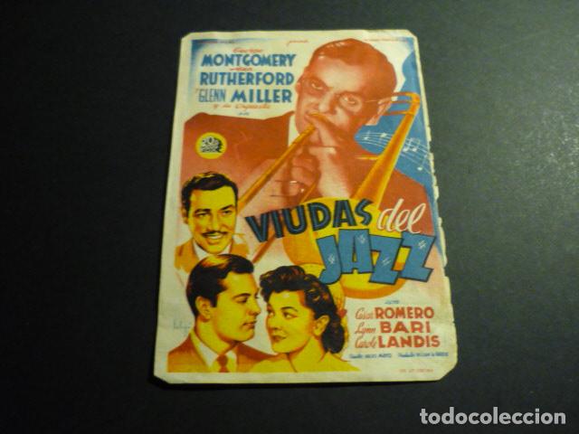 Cine: VIUDAS DEL JAZZ PROGRAMA DE MANO SIN PUBLICIDAD