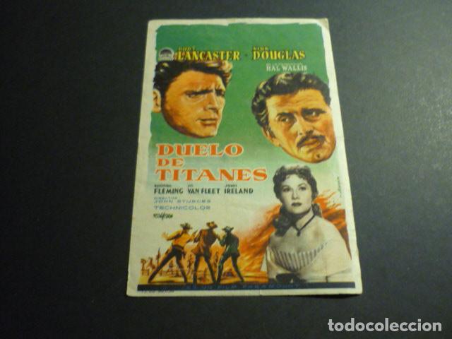 Cine: DUELO DE TITANES PROGRAMA DE MANO SIN PUBLICIDAD - Foto 1
