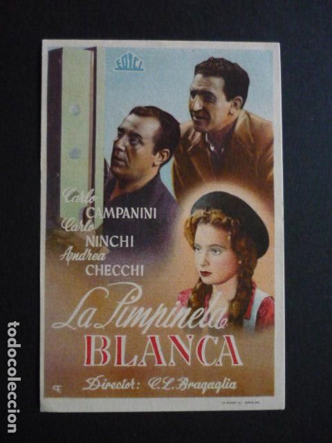  Foglietti di film di film antichi di cinema: LA PRINCESA BLANCA PROGRAMA DE MANO SIN PUBLICIDAD