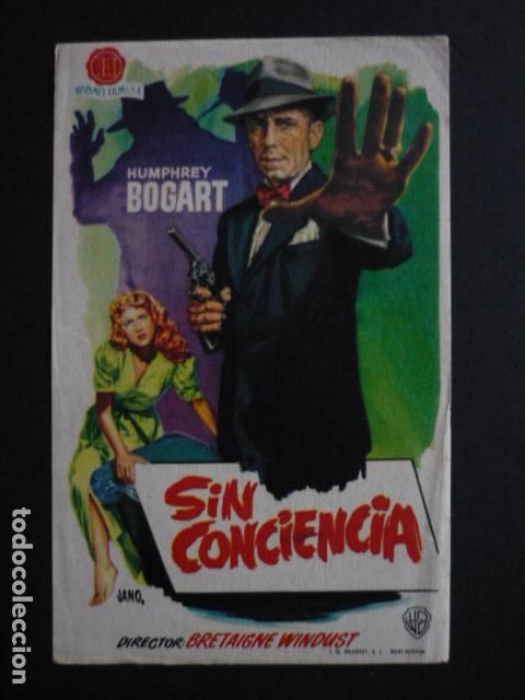 Cine: SIN CONCIENCIA PROGRAMA DE MANO SIN PUBLICIDAD