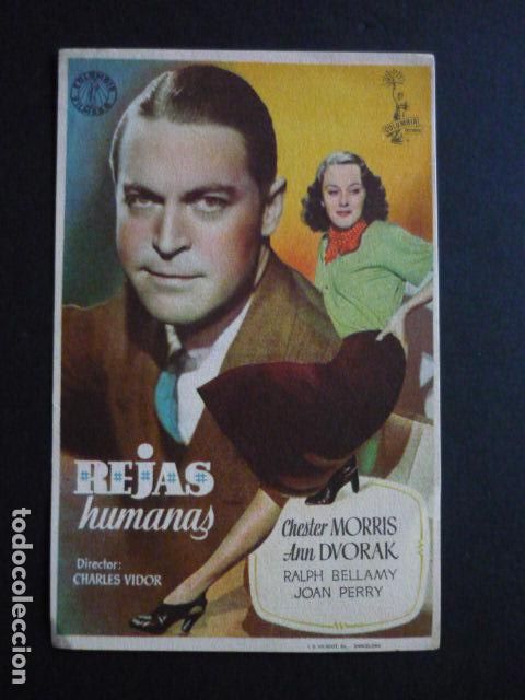 Cine: REJAS HUMANAS PROGRAMA DE MANO SIN PUBLICIDAD - Foto 1