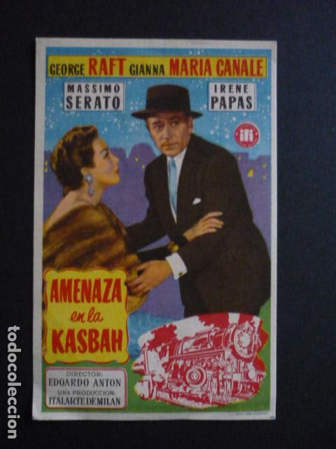 Cine: AMENAZA EN LA KASBAH PROGRAMA DE MANO SIN PUBLICIDAD - Foto 1
