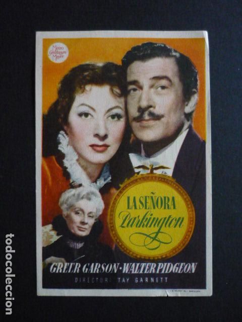 Cine: LA SE&Ntilde;ORA PARKINGTON PROGRAMA DE MANO SIN PUBLICIDAD - Foto 1